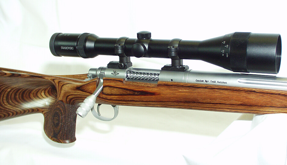 H.G.C. Custom Remington 700 .243 Thumbhole Varmint. 